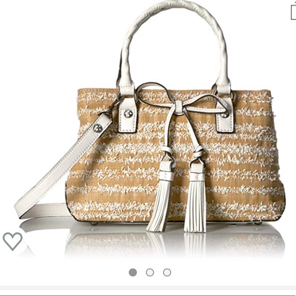 Patricia Nash Handbags - PATRICIA NASH Ebbe woven straw Angela satchel